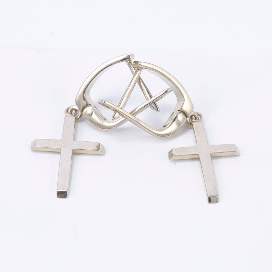 Cross earrings