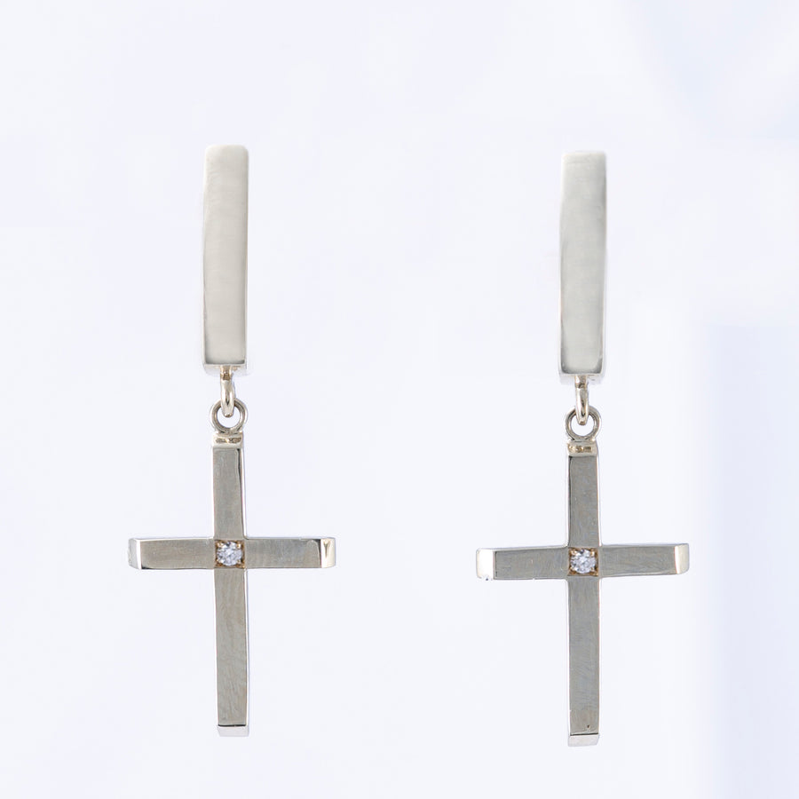 Cross earrings